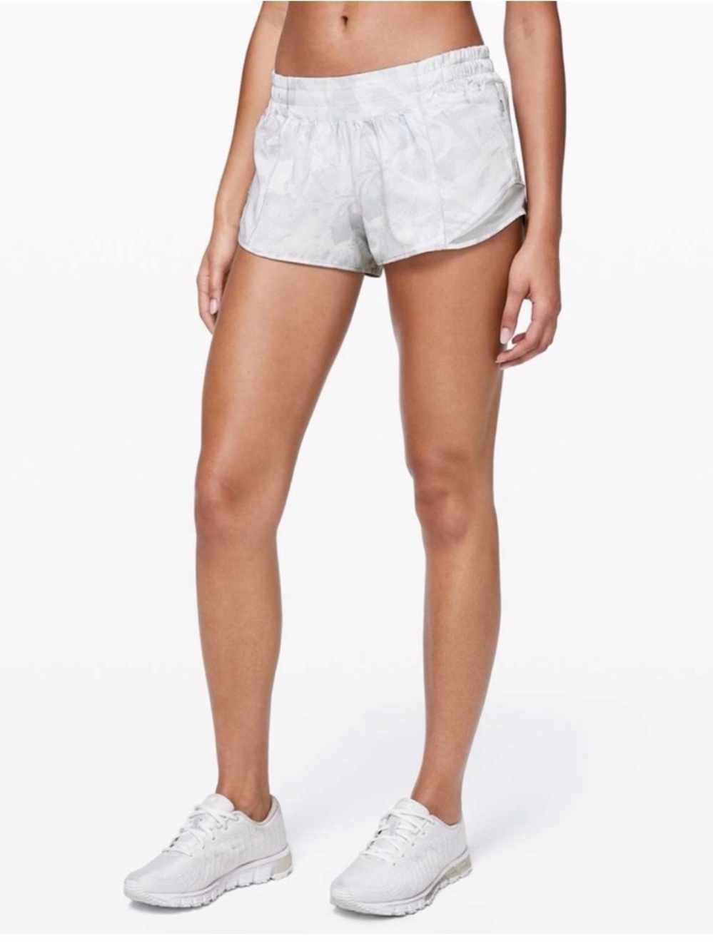lululemon athletica White Athletic Running Shorts